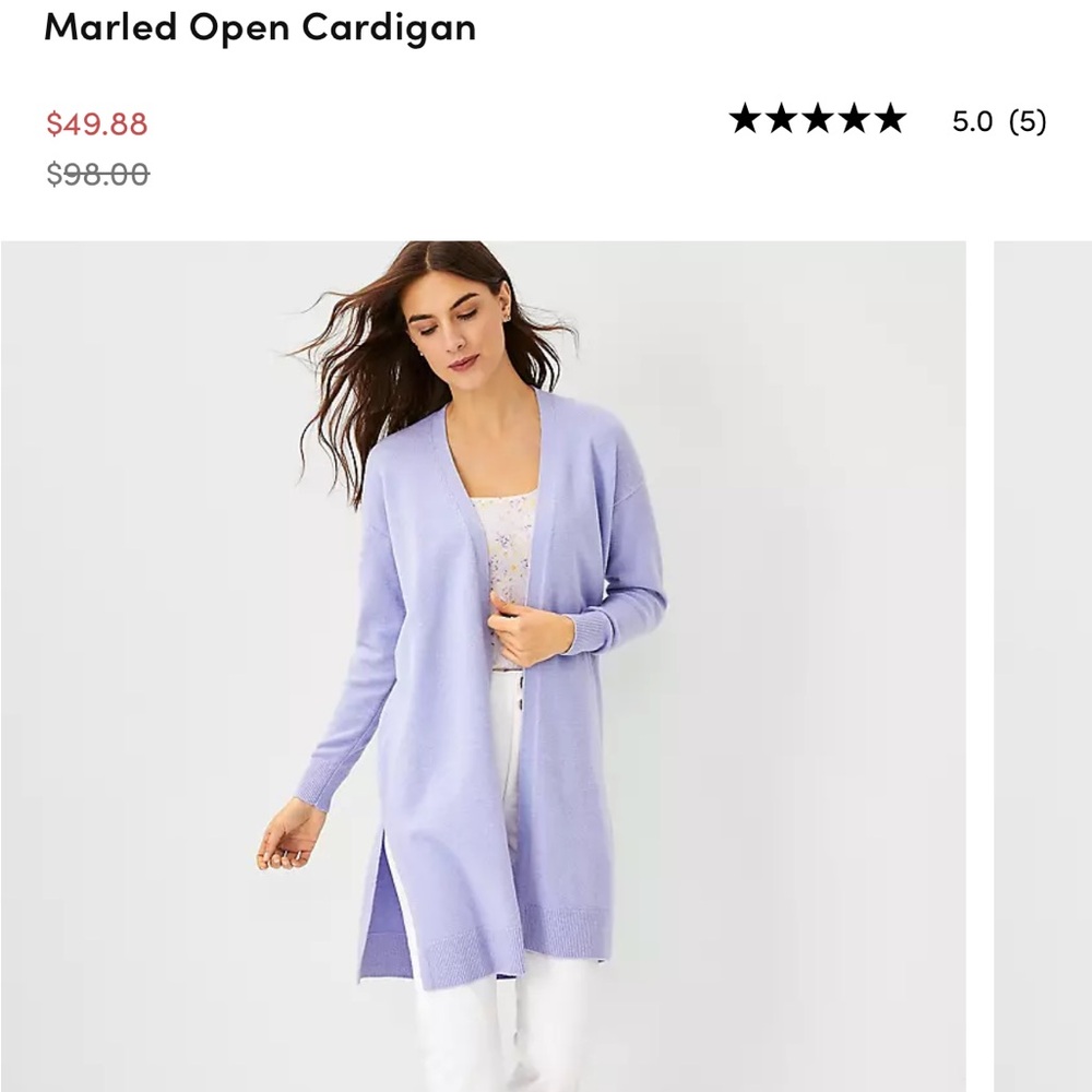 NWOT Ann Taylor cardigan